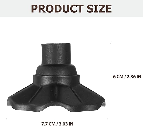 Miniatura 2 de Housoutil Paquete de 4 protectores de suelo para muebles, patas estabilizadoras de aleación de aluminio, patas de silla plegables para patas