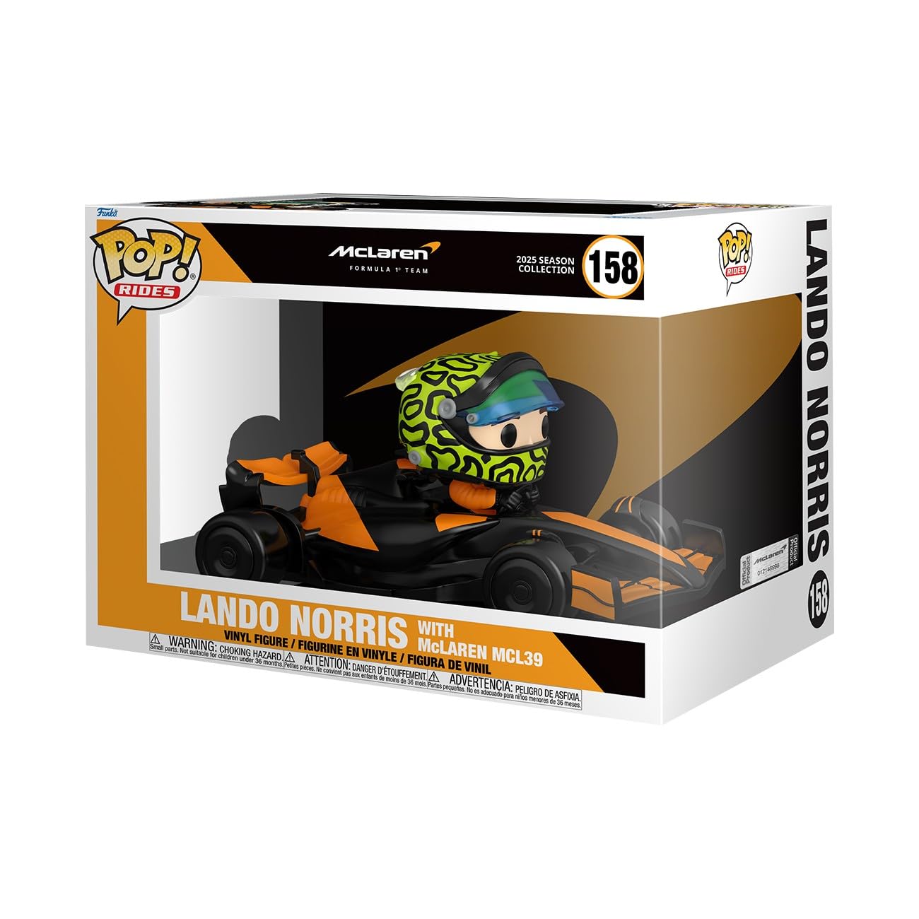 Funko Pop! Rides Super Deluxe: McLaren – Lando Norris - Les Beatles, Paul McCartney, John Lennon, RIngo Starr, George Harrison Funko Pop! Rides Super Deluxe: McLaren - Lando Norris