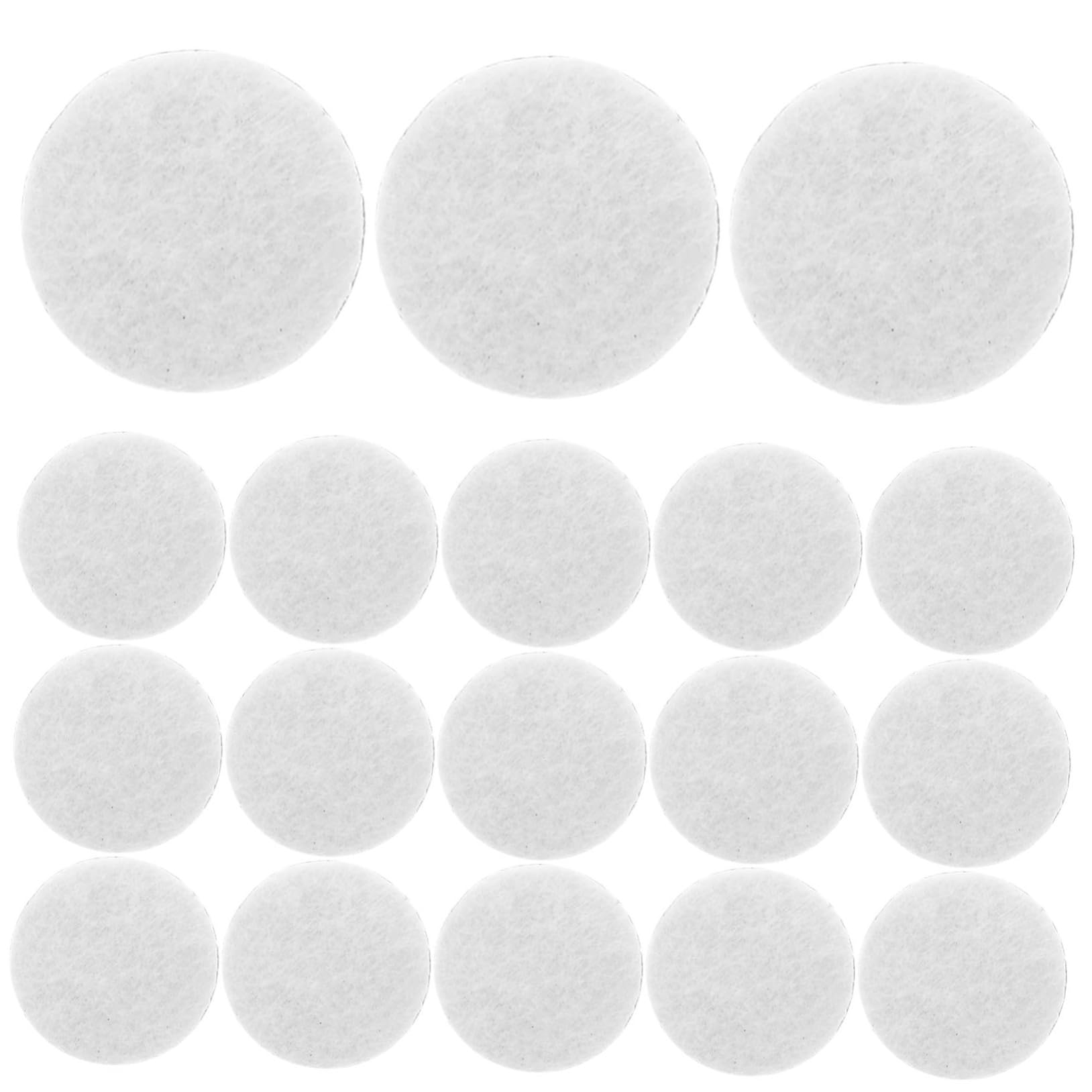 STOBOK 5sets Felt Sticker Graphic Circle Patch Self-Adhesive Decorative Felt Circles for DIY Clothing Cushion Versatile DIY Supplies 500pcs*5