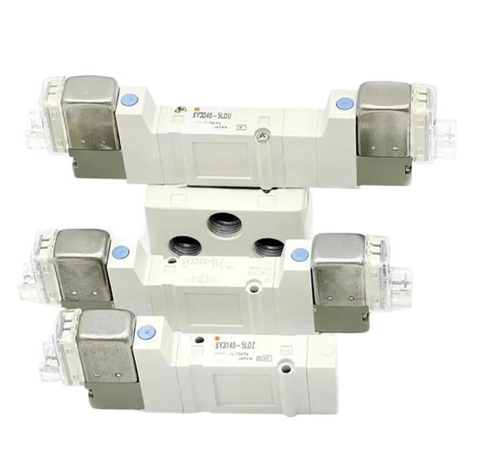 Électrovanne SY3120 SY3000 distributeur pneumatique 5 voies pour embase SY50M-2