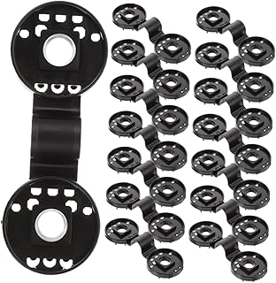 OFFSCH 30 pçs rede de reprodução Bullfrog Clipes externos clipes resistentes clipe de rede de sombra clipe de tecido de sombra braçadeira de pano anti pássaro clipe de rede plástico preto para quintal grampo de guarda-sol reparo