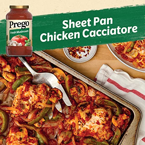 Image of Prego Fresh Mushroom Pasta Sauce, 24 Oz Jar (Pack of 12)