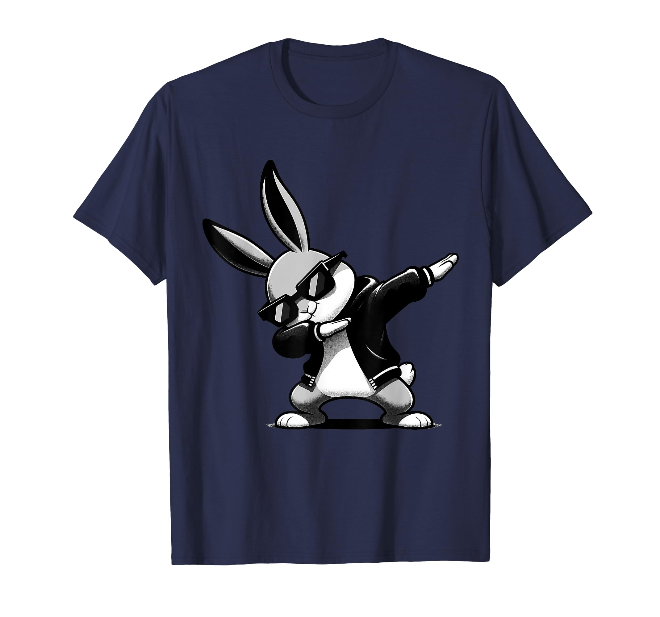 Boy Kid Easter Day Dabbing Bunny Rabbit Hip Hop Easter Baket T-ShirtOEKO-TEX STANDARD 100