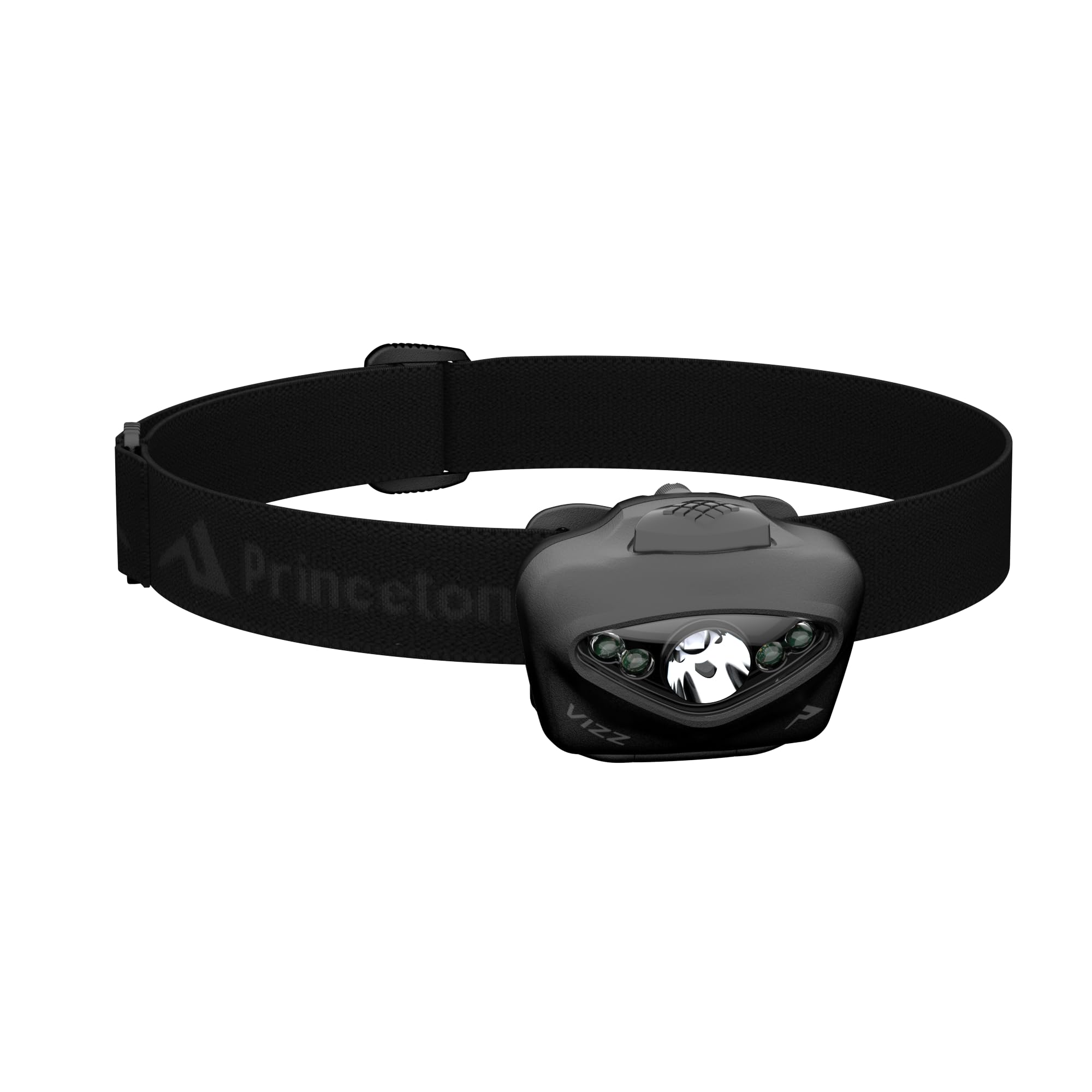 Princeton Tec Vizz Lampe frontale LED 550 lumens à intensité variable, résistance à l'eau IPX7, accessoire d'extérieur essentiel pour la randonnée, le camping, la course à pied, et la préparation à la