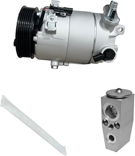 RYC Nuevo compresor de aire acondicionado automotriz y kit de embrague de A/C KT DH86N (se adapta a Chevrolet Colorado 3.6L 2015-2016; compatible