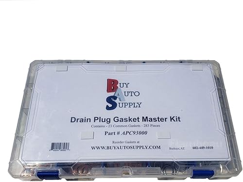 Miniatura 3 de Buy Auto Supply # APC93000 - Kit surtido de juntas de tapón de drenaje de aceite maestro - 23 estilos283 piezas