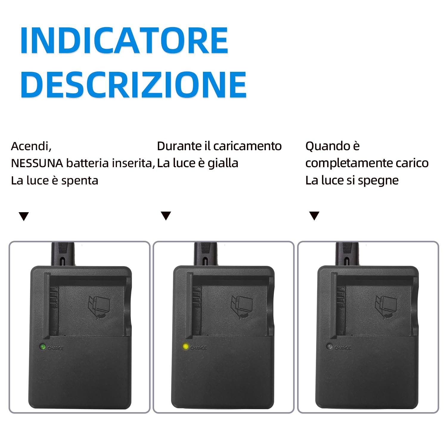DMW-BCG10 Caricabatterie compatibile con Panasonic DMC-TZ10 DMC-TZ20 | DMC-TZ22 DMC-TZ6 DMC-TZ7 DMC-TZ8 DMC-ZR1 DMC-ZR3 DMC-ZS1 DMC-ZS3 DMC-ZS5 DMC-ZS7 DMC-ZX1 DMC-ZX3