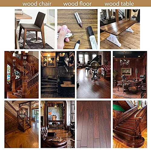 DAIXISM Furniture Repair Kit Wood Markers Wax Sticks,for Stains, Scratches, Floors, Tables, Desks, Bedposts, Touch Ups, and Cover Ups(21), Multicolor - Image 6