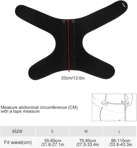 Miniatura 7 de Soporte de cadera e ingle, vendaje de soporte para isquiotibiales de la ingle del muslo con envoltura de compresión ajustable, alivio del dolor para
