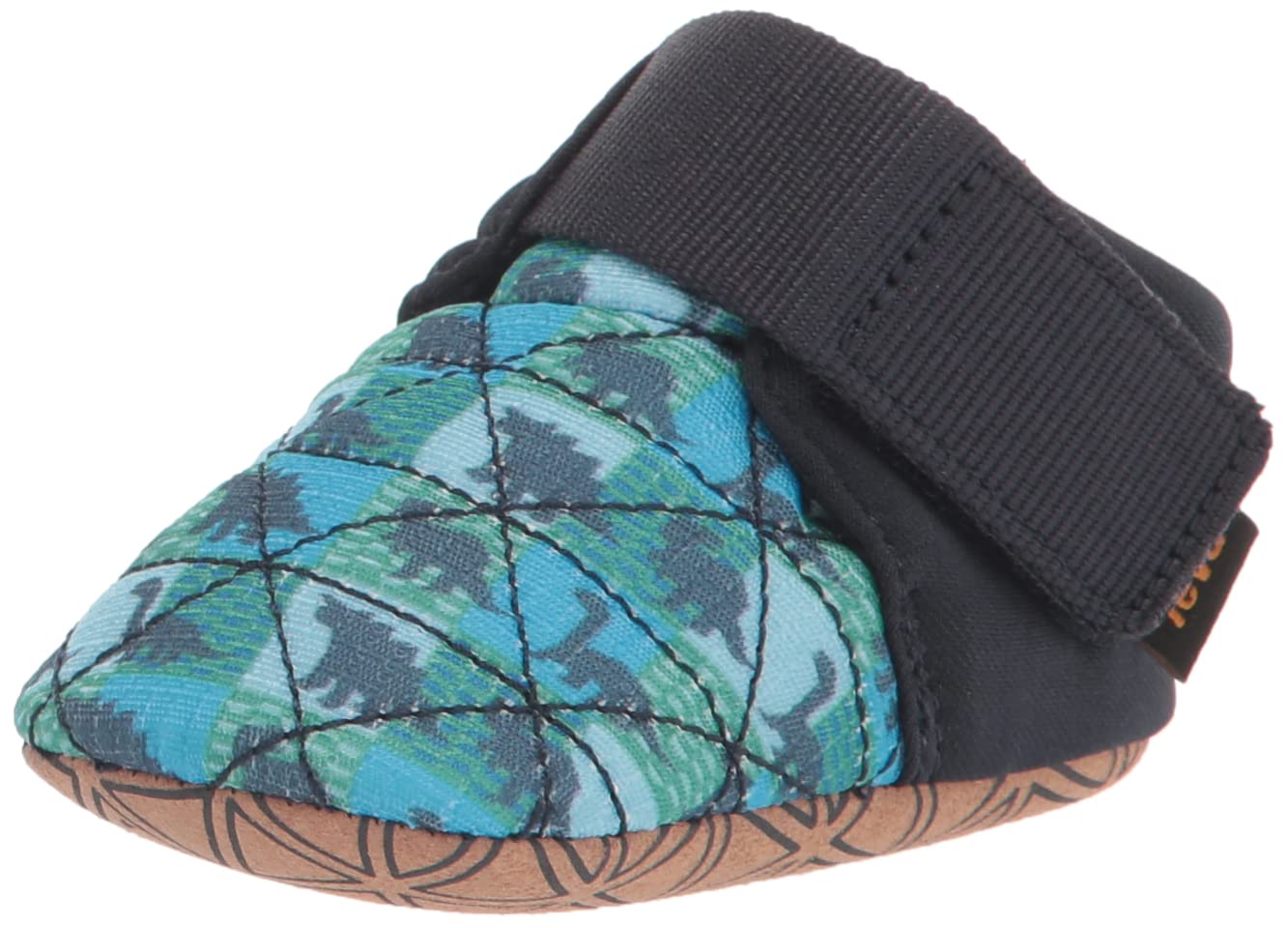 Teva Baby Boys ReEmber Dinoster Infant Moccasin, Blue Dino, 2-3