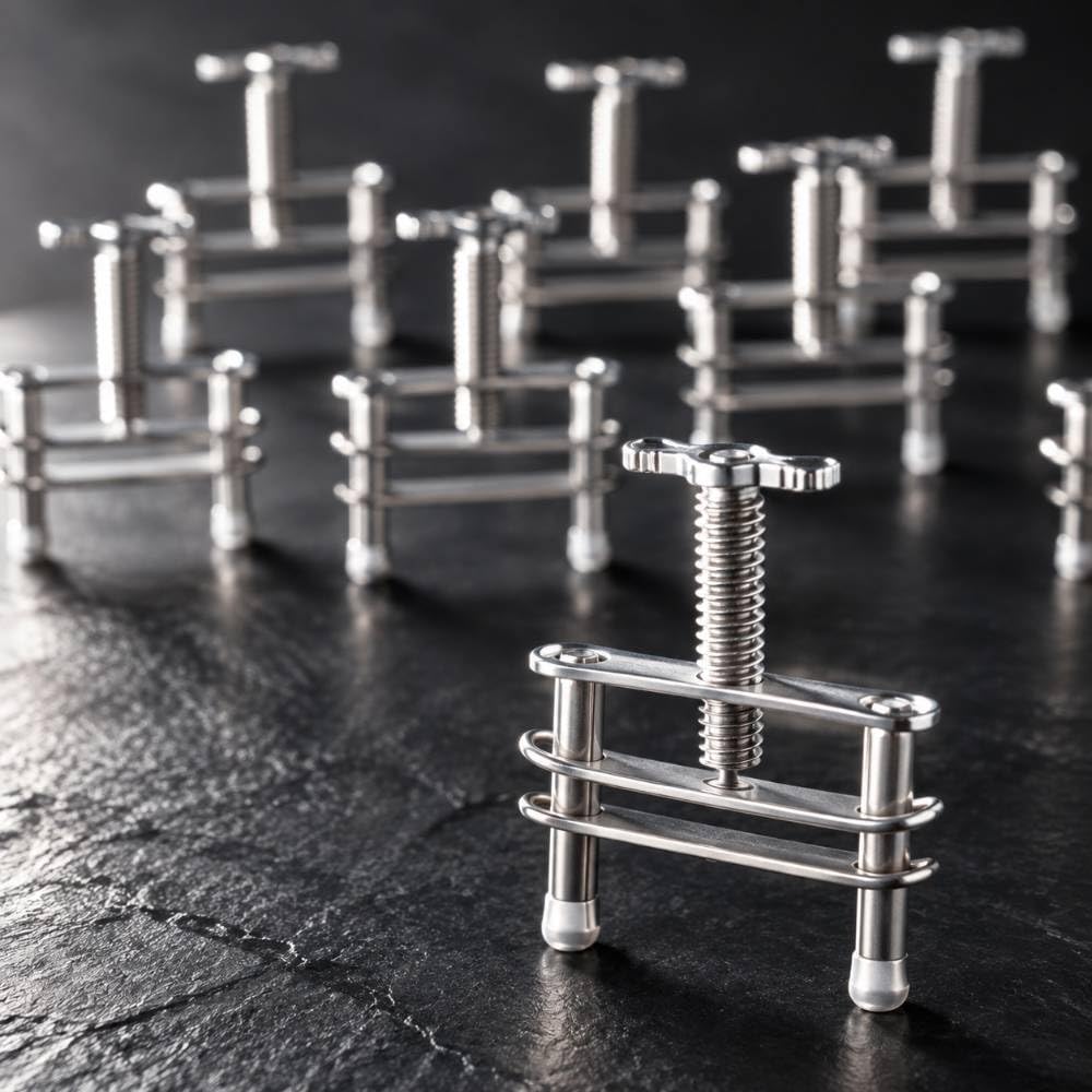 Schlauchklemmen Set 30 Stück Metall, Zubehör für Labor und Forschung