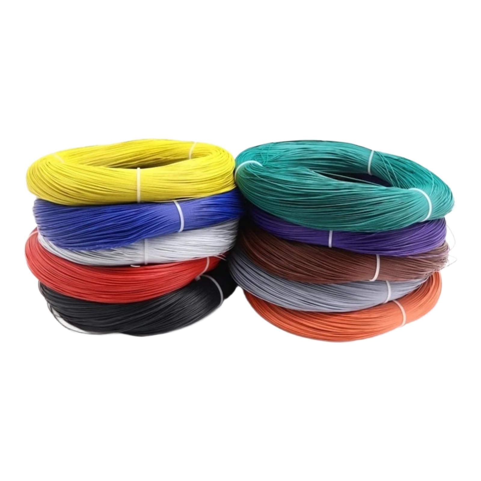 5 kabli elektrycznych, 500M UL1571 28AWG PVC 0,9 mm (niebieski, 50 metrów; 28 AWG)