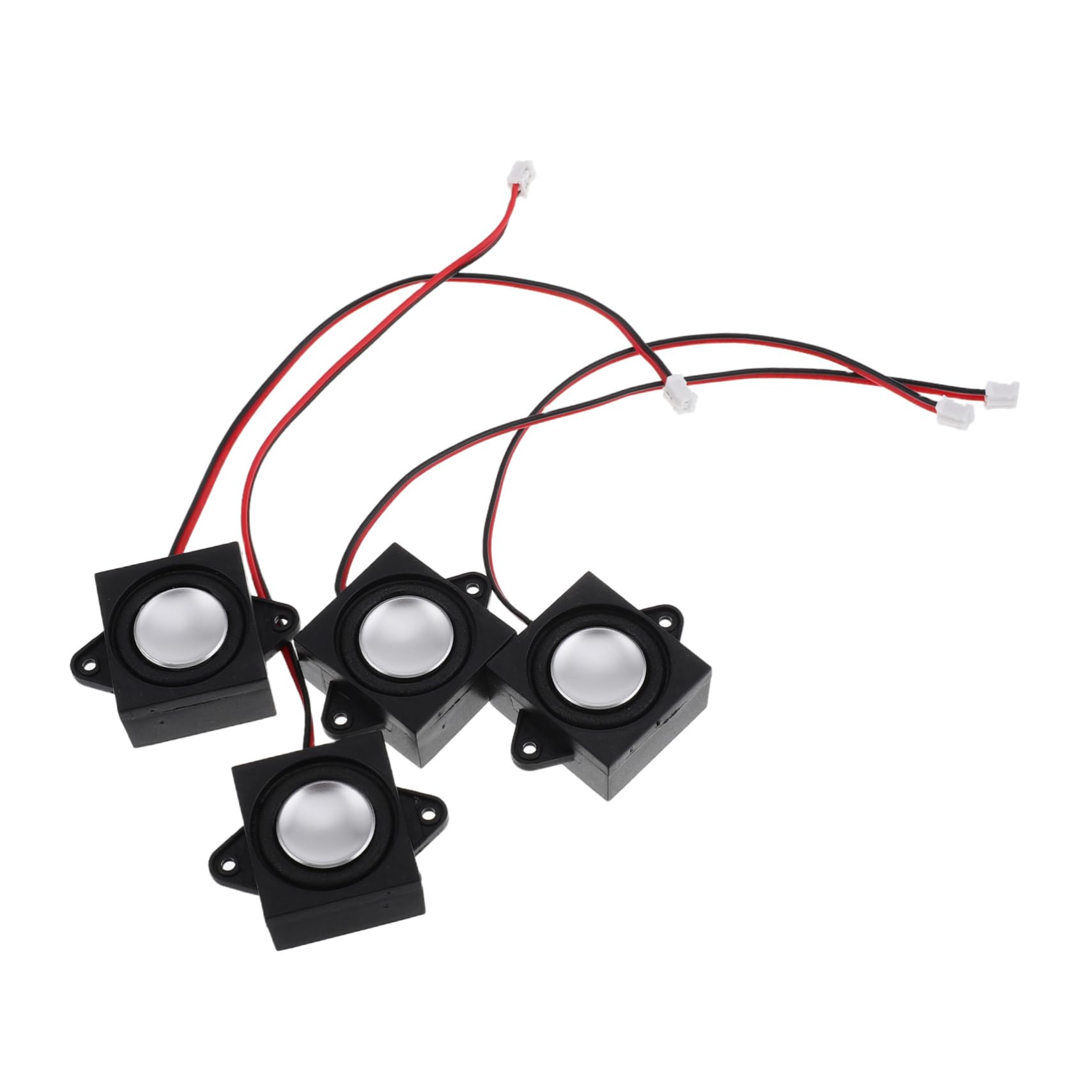 OSALADI 4pcs Speakers for Projector Monitor Speakers Home Audio Accessories Black Speaker Wire Terminal Block