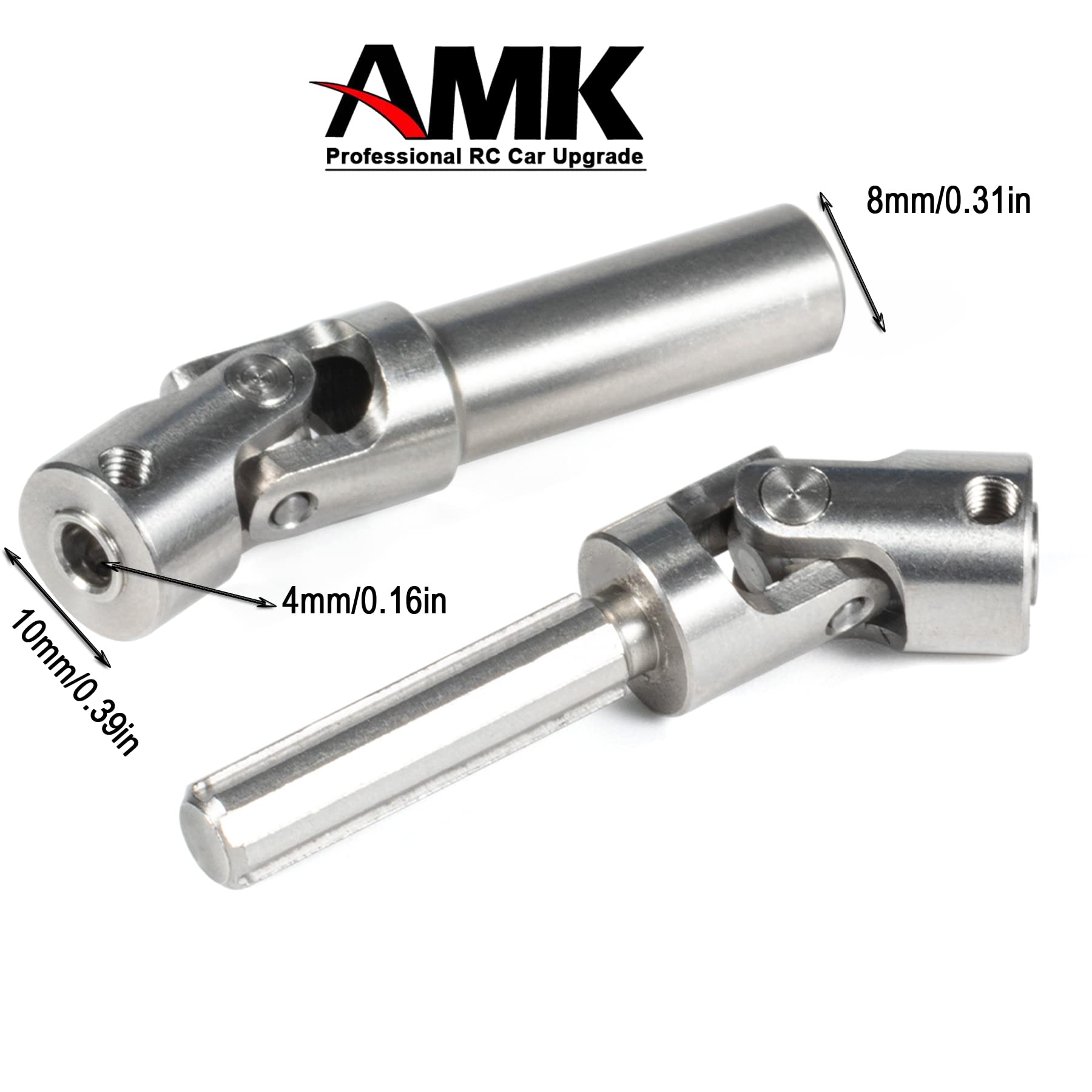 Amazon | ユニバーサルジョイントドライブシャフト 2個 1/18 RC