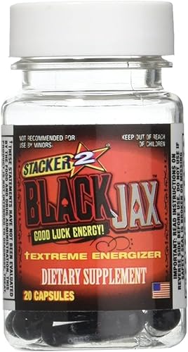 Miniatura 2 de Black Jax Good Luck Energy Extreme Energizer Suplemento dietético 20ct cápsulasbotella (lote de 6 X)  120 cápsulas