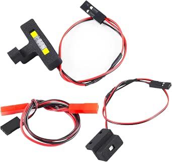 1/10 Scale RC LED Light Set For TRX Slash 2WD VXL - Front White & Rear Red Headlight/Taillight Upgrade