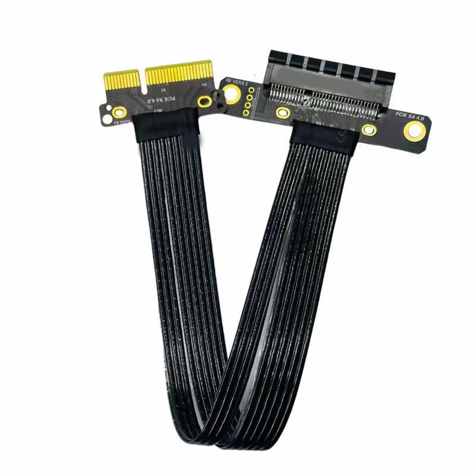 Maschio del cavo di estensione PCIe PCIE4.0 all'adattatore femminile di estensione per la scheda grafica del computer