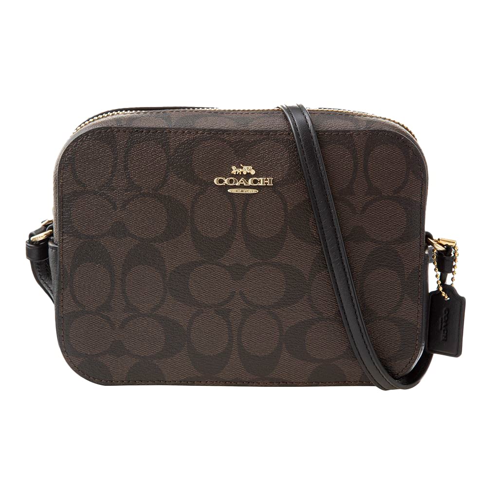 極美品☆COACHコーチ カメラバッグ ショルダーバッグ レザー ブラウン COACH コーチ アウトレット ショルダーバッグ レディース