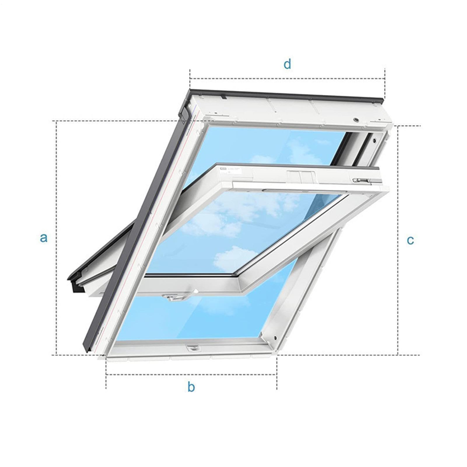 Kit per Finestra da Condizionatore Portatile,per Tubo di Scarico Aria Condizionata | Kit per Finestra per Climatizzatore Mobile,per Uso in Appartamento, Camere, Soggiorno, Studio