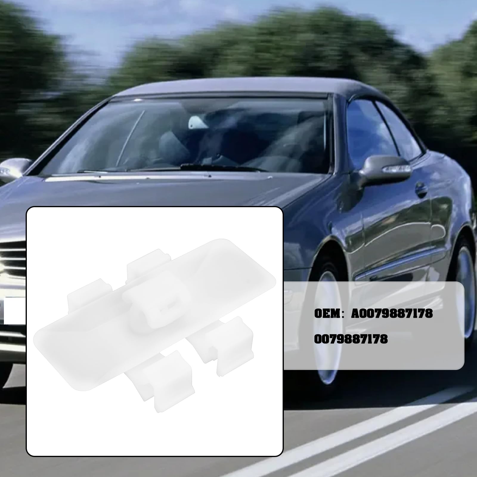 Image secondaire de ECSiNG Lot de 10 Clips de Fixation pour Garniture de Panneau Latéral Mercedes