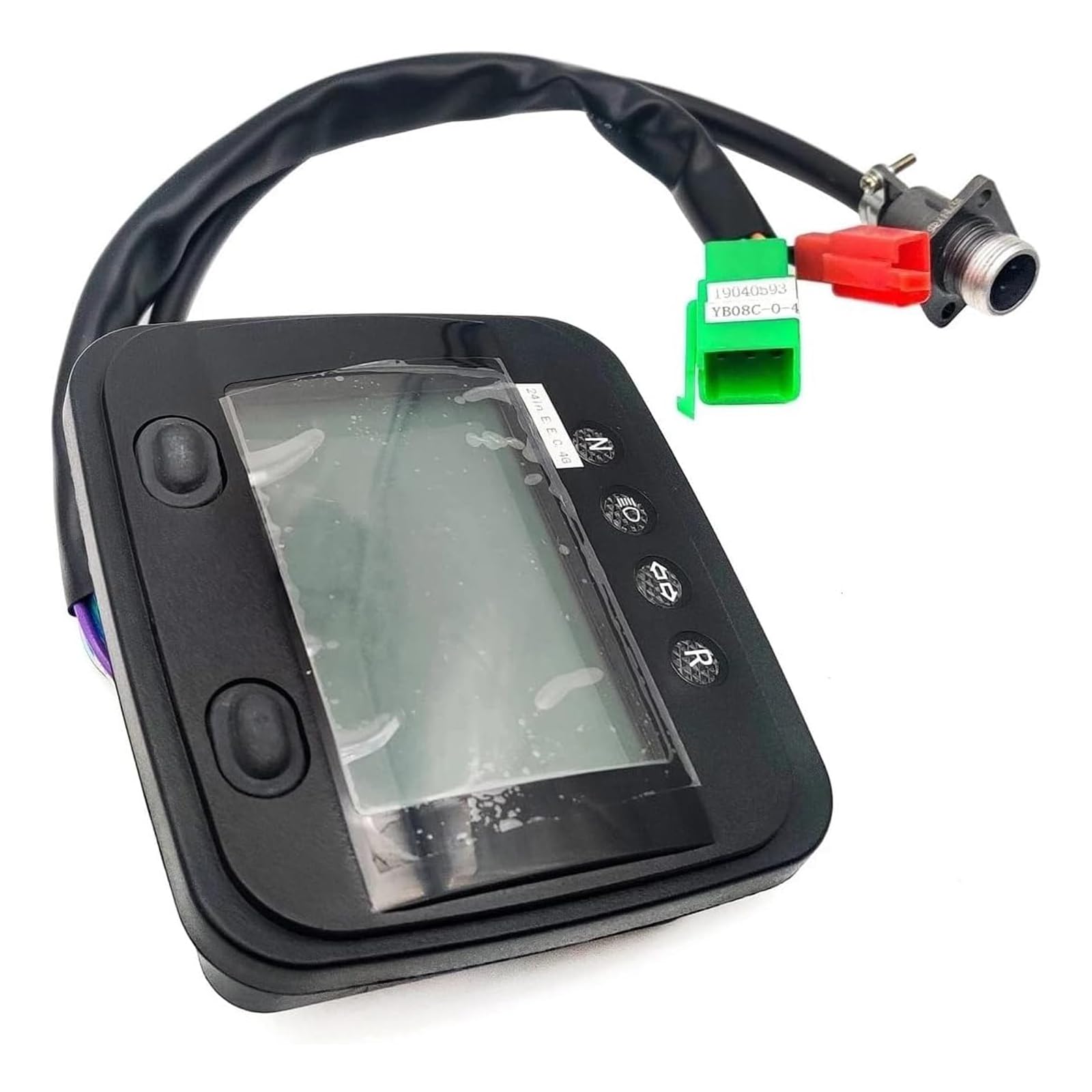 Medidor ATV con arnés de cableado 30101G 25246 para Linhai 260 300 Uso de mantenimiento del tablero, reemplazo del grupo de instrumentos ATV Medidor de bicicleta Conjunto de instrumentos del vehículo