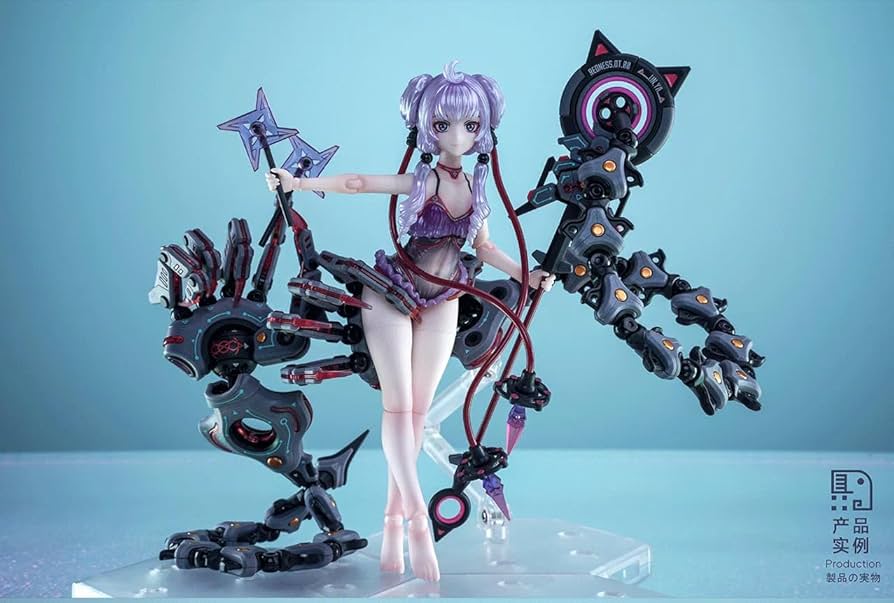 Amazon.co.jp: 次元具象1/12 機甲少女 元の魔女 林鸦 素体セット 可動