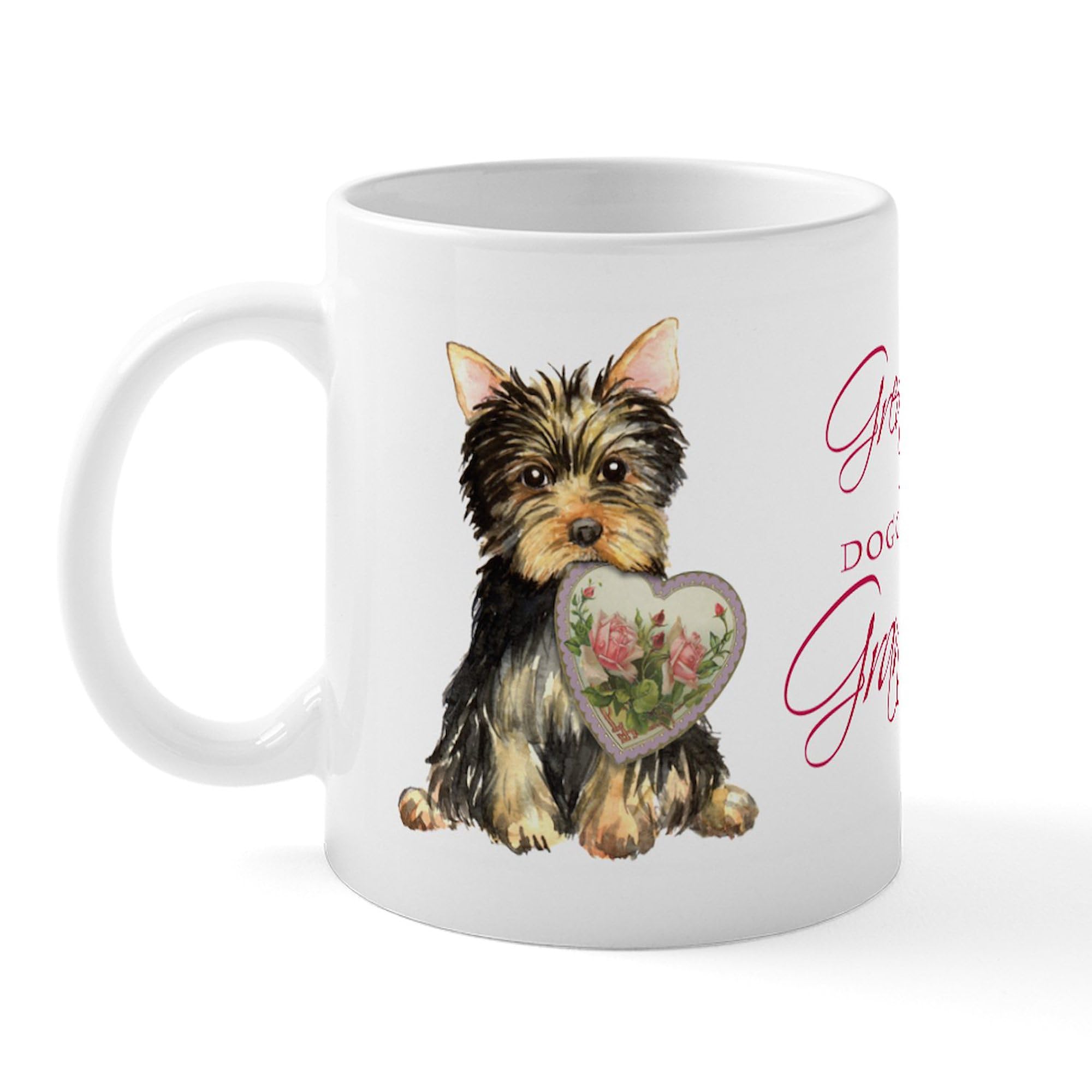 CafePress Yorkie Grandma Mug 11 oz (325 ml) Ceramic Coffee Mug