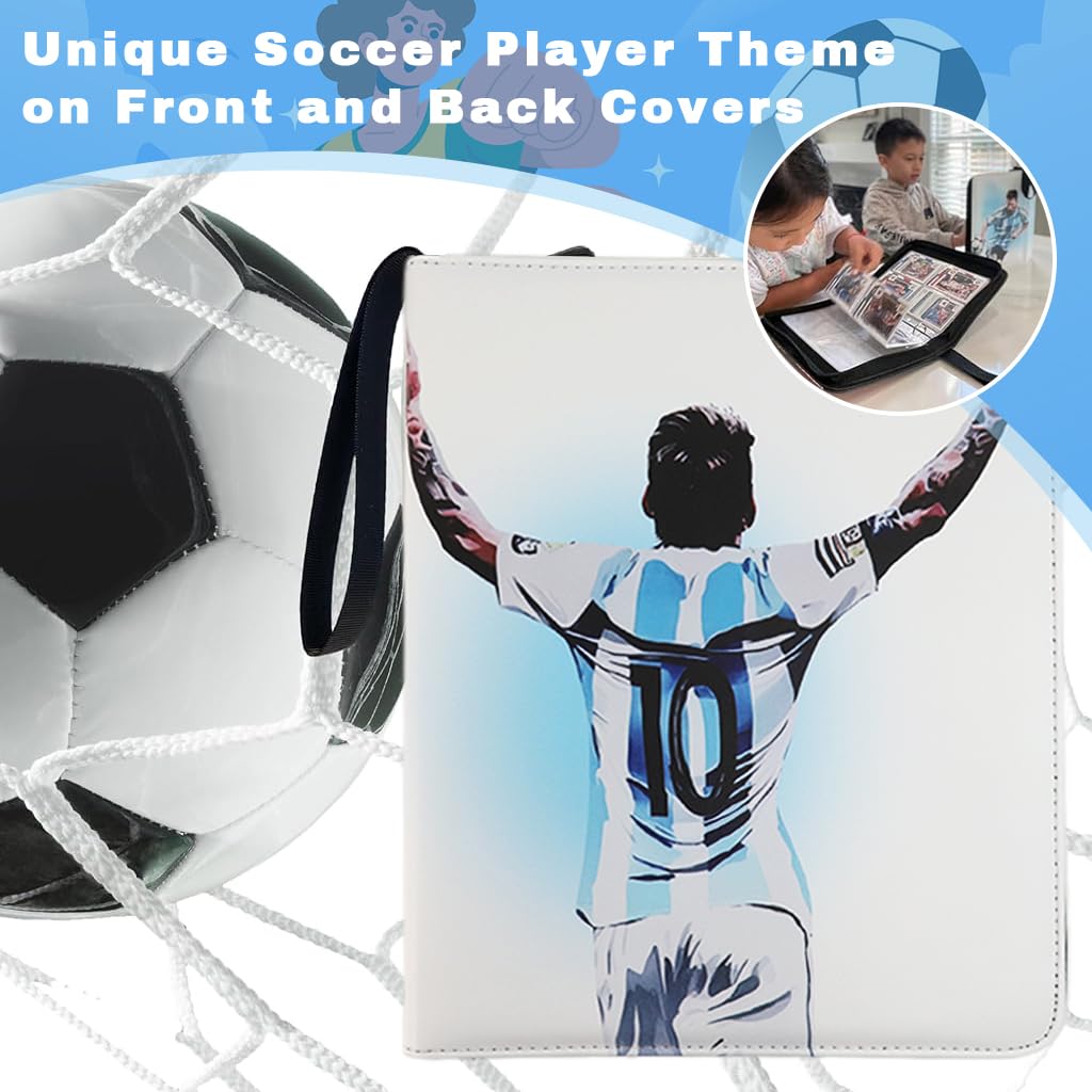 PATPAT Football Cards Binder, Ages 3, 720-Pocket PU Waterproof Cover 4