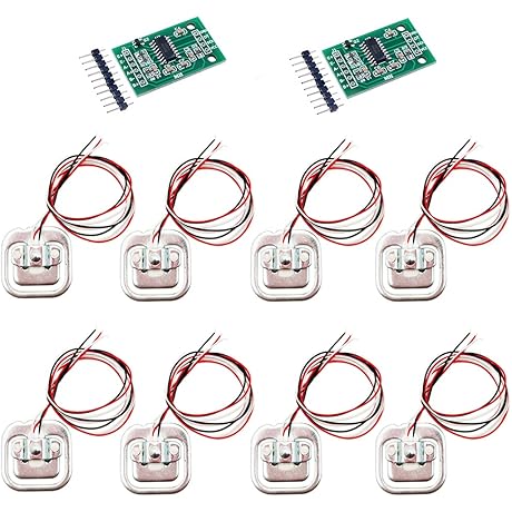 50kg Human Scale Load Cells with HX711 Amplifier Kit for Arduino Projects