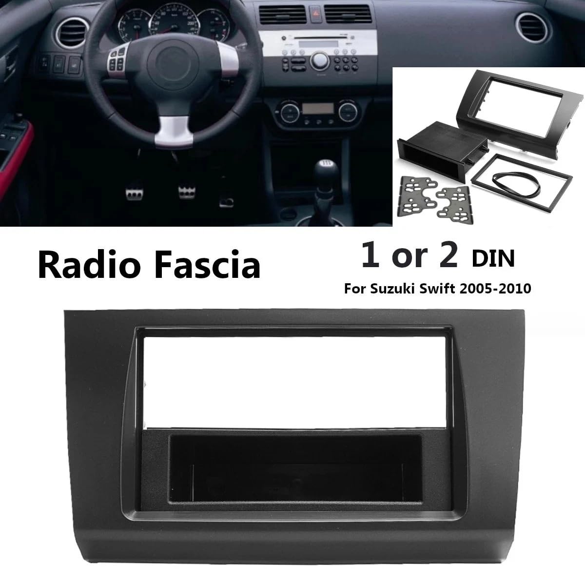 zaślepki radia Dla Suzuki Swift 2005-2010