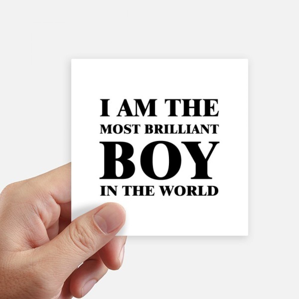 Sticker J'Amthe Brilliant Boy autocollant pc valise moto DIYthinker 8 pièces