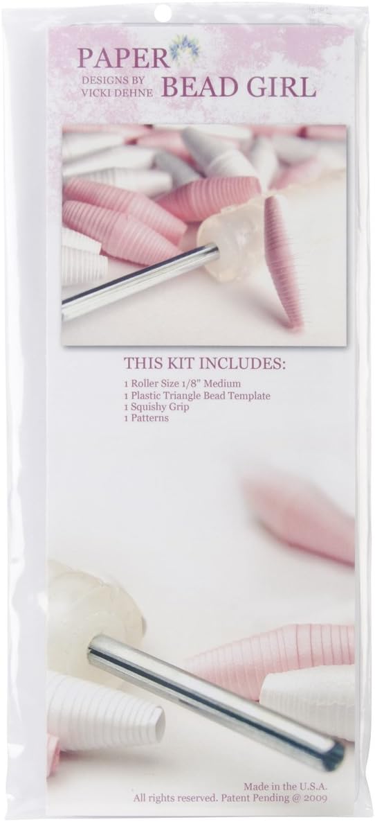 Forrest Gold Paper Bead Girl 1/8" Roller Kit