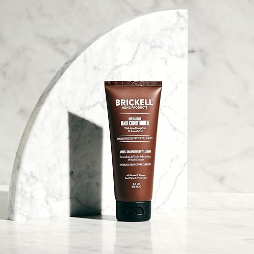 Miniatura 2 de Brickell - Acondicionador revitalizante para hombre, acondicionador nutritivo natural y orgánico, restaura el brillo y la humedad, 3.4 onzas,