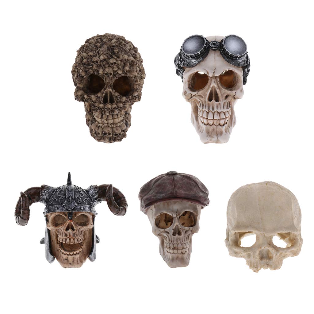 Perfk Ien Höhle Totenkopf Terrarium Aquarium Tank Dekoration, Typ 1