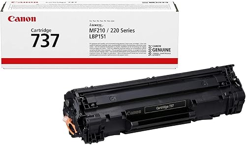 Canon 737 Laser Toner Cartridge, Black