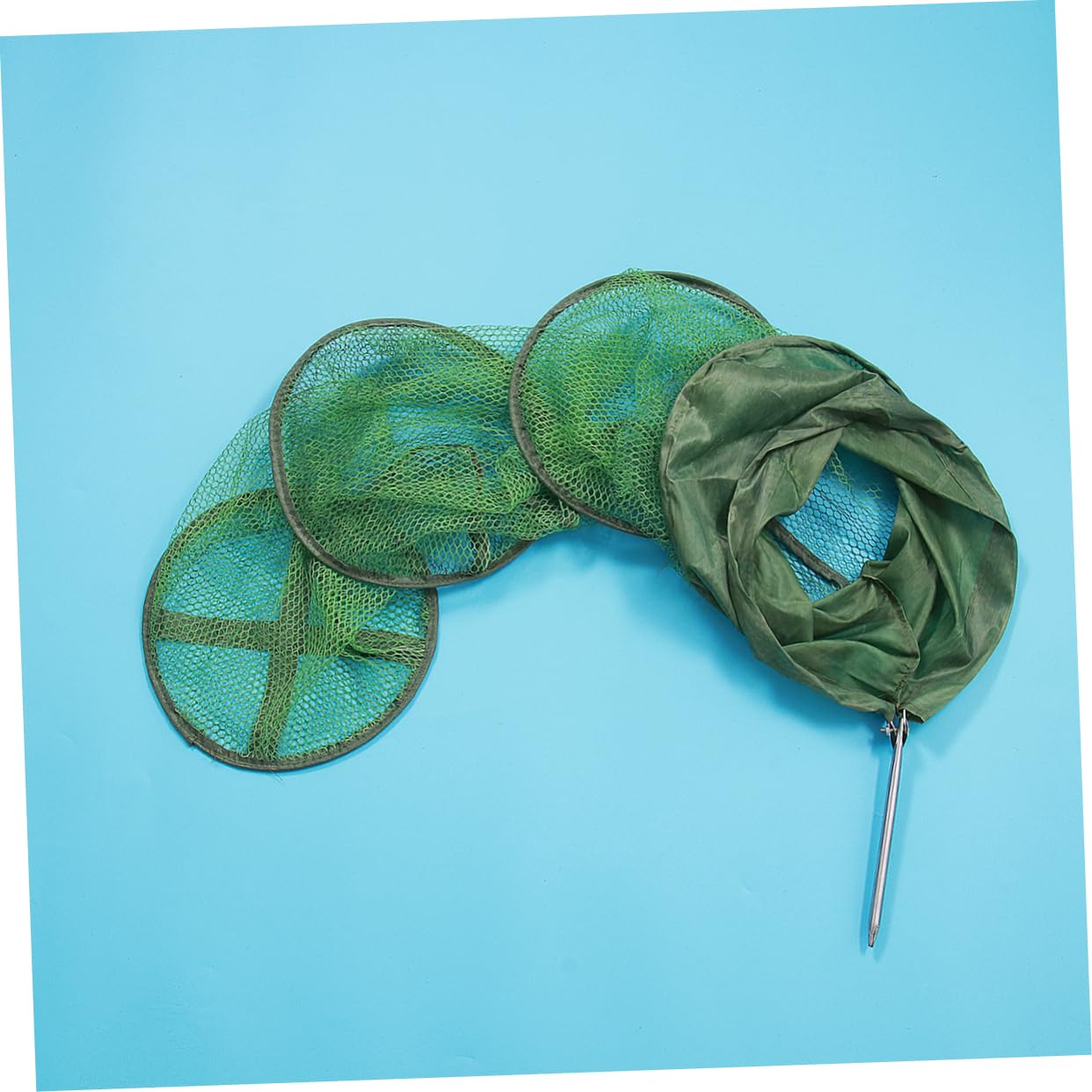 2 szt. Ochraniacz na ryby Krab Lure Okoń Vintage Lustro Ręczny Siatka na ryby Minnow Nets Fishing Cast Net Mesh Net Kabaretki Crawdad Sieć rybacka Sprzęt wędkarski Paski Bass Przenośny