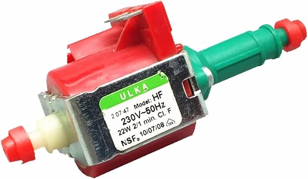 Coffee Machine Induction Water Pump, AC 220V 50Hz 22W, Compatible For ULKA, Solenoid Pump Self-Priming Coffee Machine Water Pump HF Series