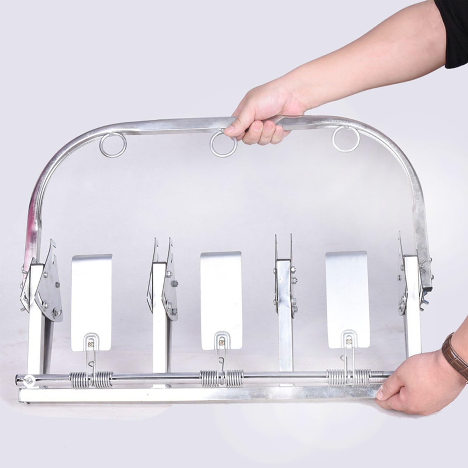 Dispensador de carretes, Estante de Alambre Plegable para carretes, Soporte de Almacenamiento de carretes de Alta Resistencia, Estante de Almacenamiento de Rollos de Cintas, para u
