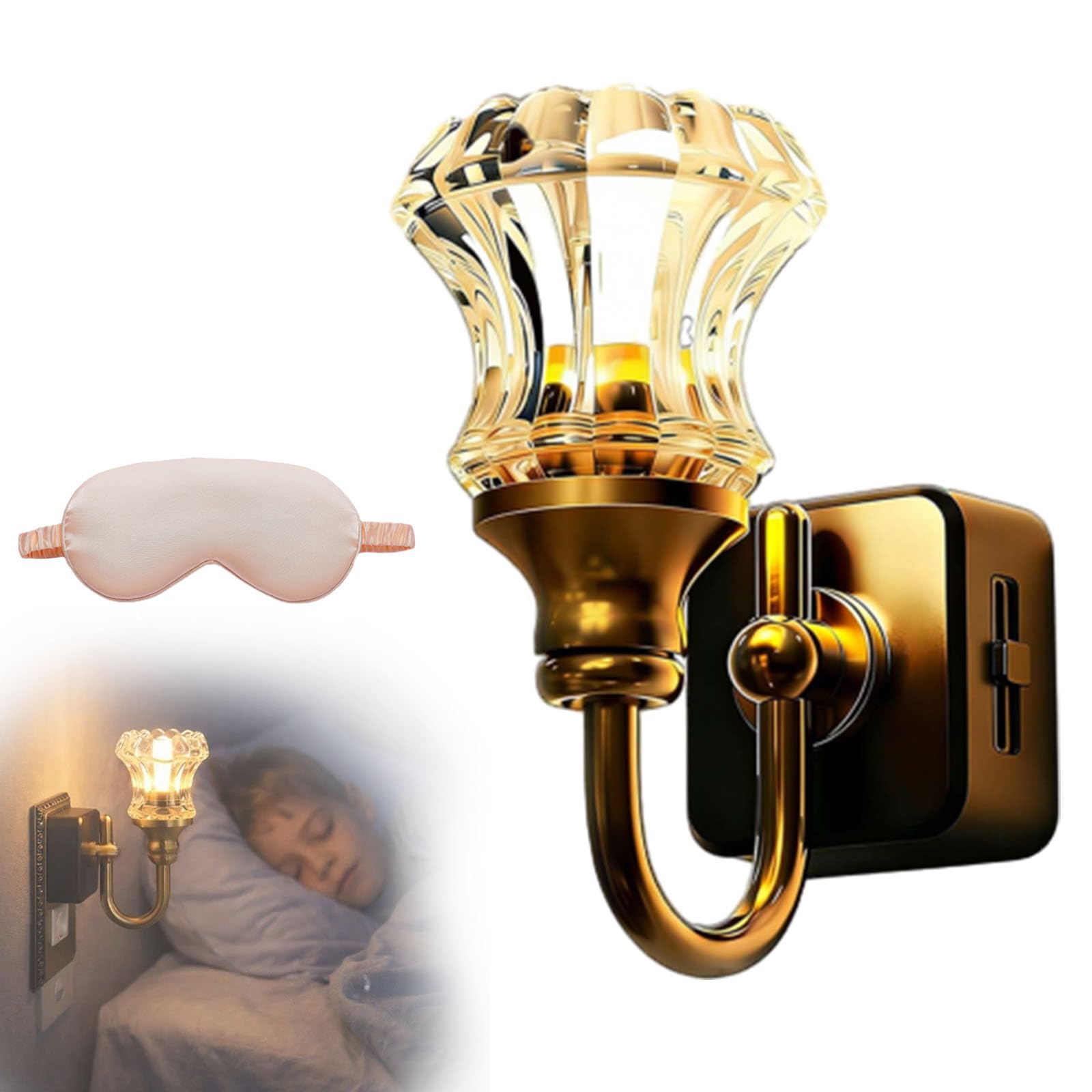 Flower Candle LED Plug in Night Light, Vintage Night Lights Plug Into Wall, Retro Soft Warm Candle Plug-in Walls Nightlight, for Bedroom, Bathroom, Living Room (1)