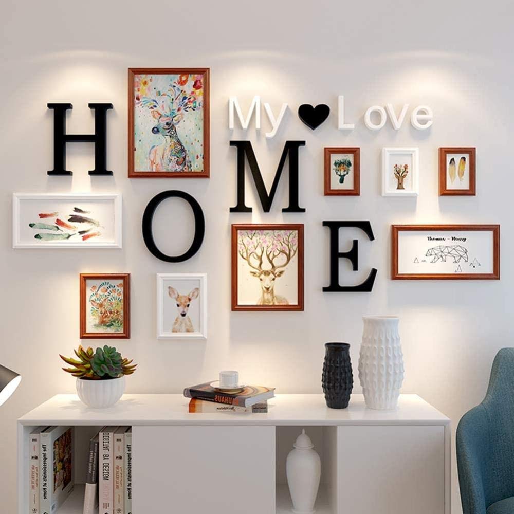 Set 3 Cornici 30x40 Cm LIFERUN | Cornice Legno Per Foto E Poster | Decorazione Parete Moderna