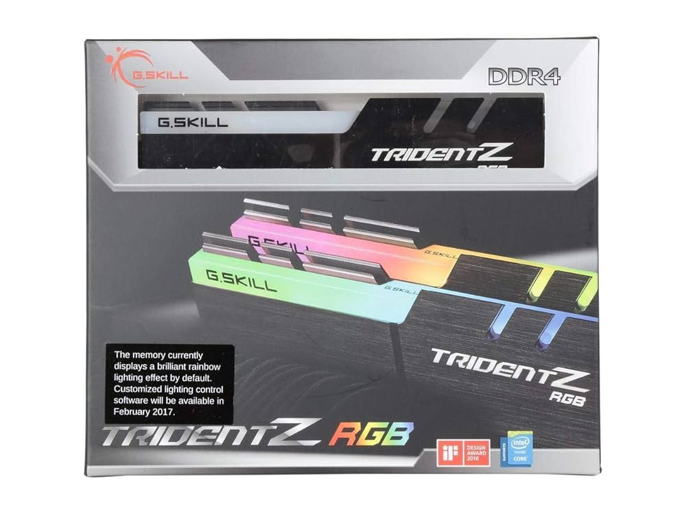 G.SKILL DDR4メモリ 16GB Amazon | 16GB G.Skill DDR4 TridentZ RGB 4266Mhz PC4-34100