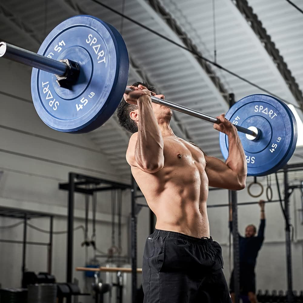 Barra Olimpica 20kg Discos De Peso BalanceFrom Olímpicos