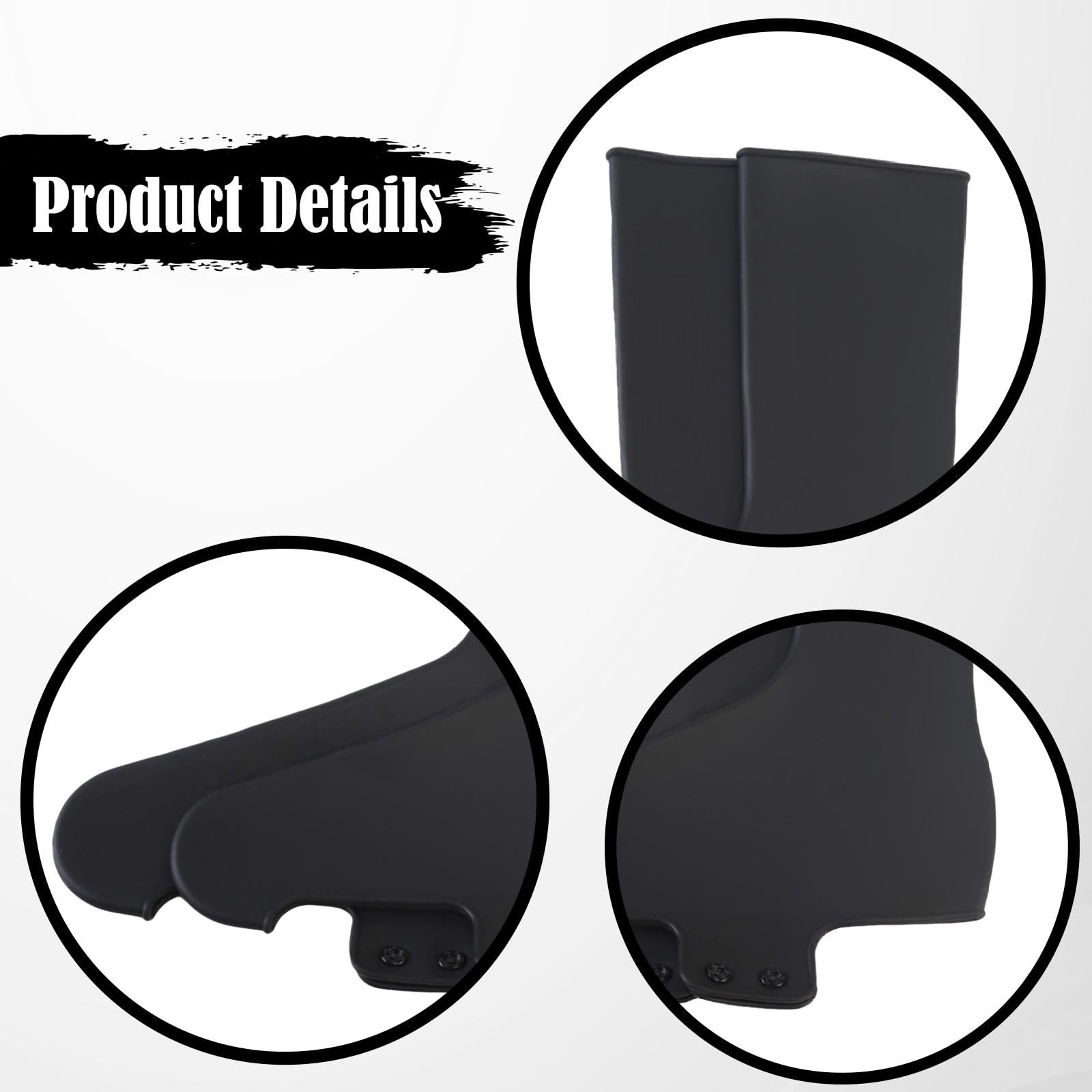 Lot de 2 Couvre-chaussures Imperméables et Coupe-vent En Silicone Antidérapant, Adaptés Aux et à La Pratique de L'équitation Professionnel, Noir L