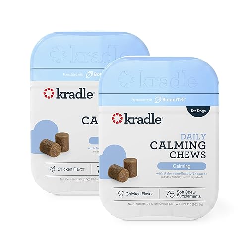 Kradle Calming Chews for Dogs - Anxiety and Stress Support