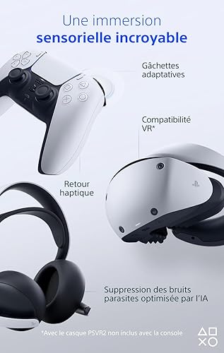 Sony, Console PlayStation 5 Édition Standard 1 To avec lecteur Blu-ray 4K, SSD Ultra-Rapide, Audio 3D, Ray Tracing, 1 Manette DualSense avec Retour Haptique et Gâchettes Adaptatives, Couleur : Blanche - 6