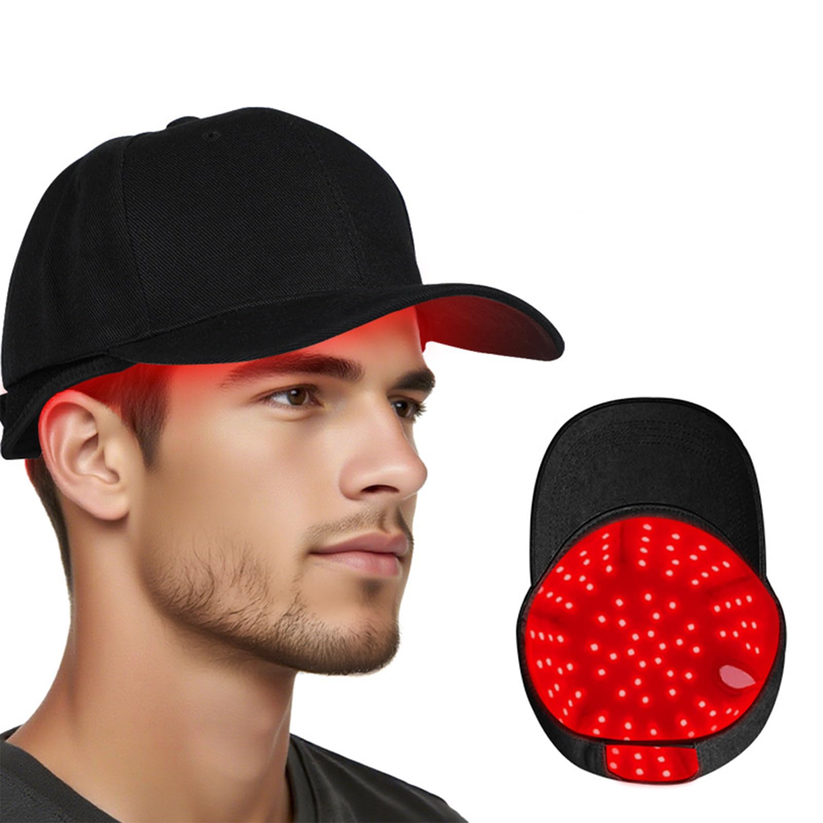 GOURIXIN Gorro LED Crecimiento Cabello Terapia Luz Roja 660/850nm Láser Infrarroja