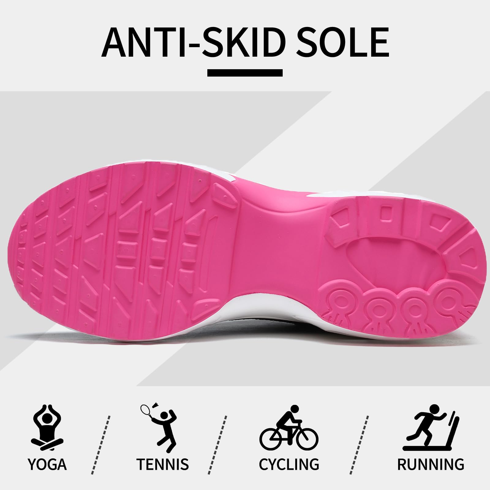 Laufschuhe Damen Turnschuhe Orthopädische Walkingschuhe Atmungsaktives Joggingschuhe Sneaker Leichte rutschfestmit Luftpolster Sneaker Straßenlaufschuhe Gym Women Running Shoes