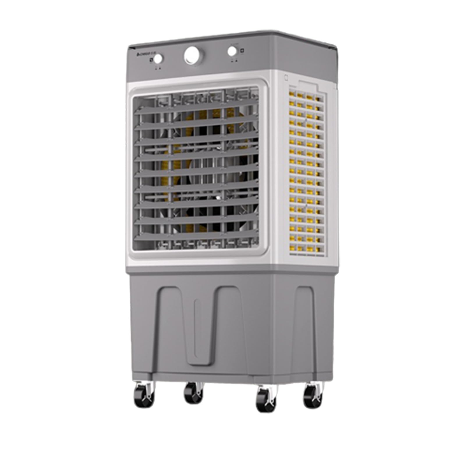 GTHTUHFD Evaporative Air Cooler Fan, Mobile Ac With 3 Wind Speeds & Oscillation, 24H Timer, 30-100L Capacity For Home Office School, With Casters,D-Mechanicalcontrol