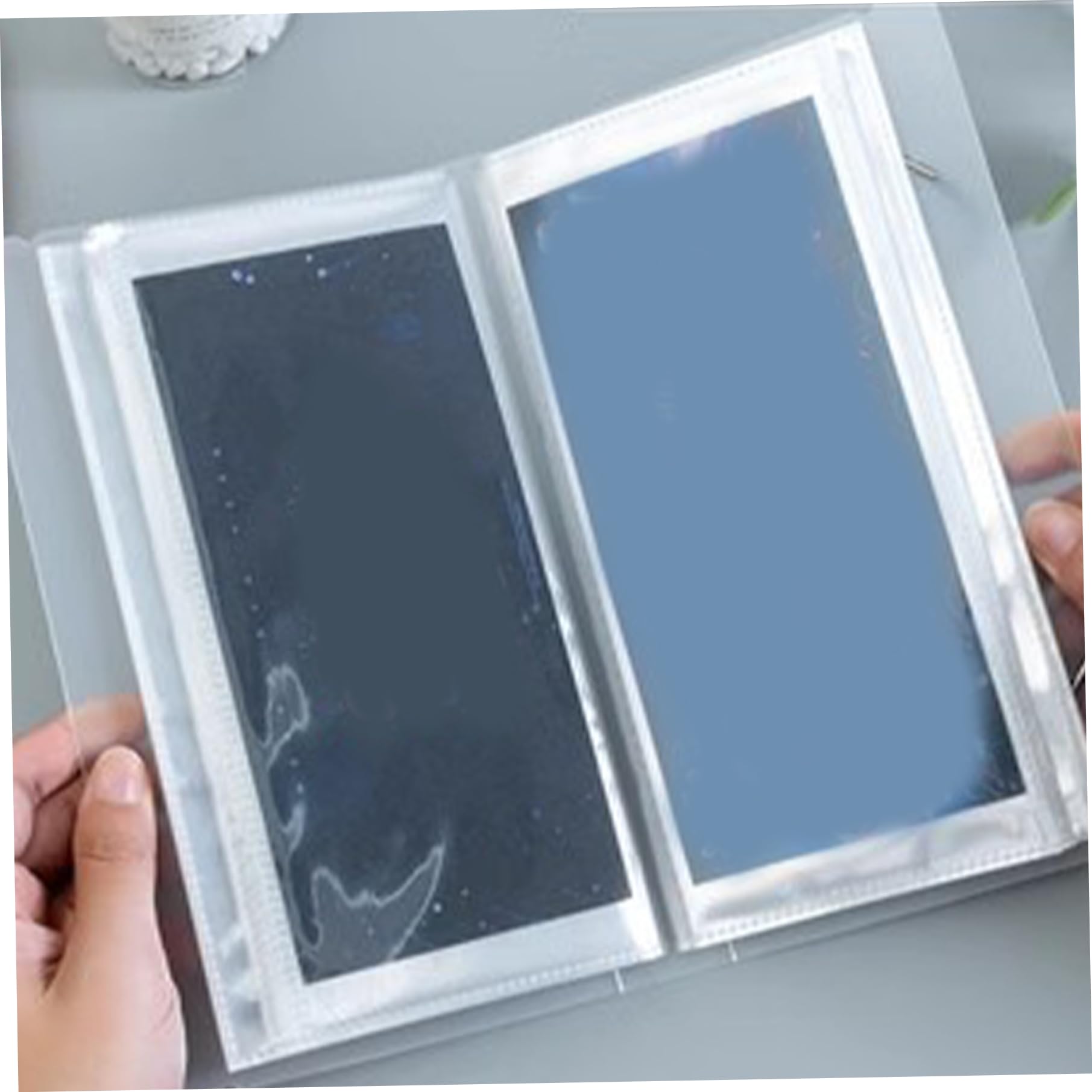 Porte-Billets de Concert Album pour 80 Billets 9 x 5 Pouces Transparent en polypropylène Compact et Protecteur pour Concerts et d'avion