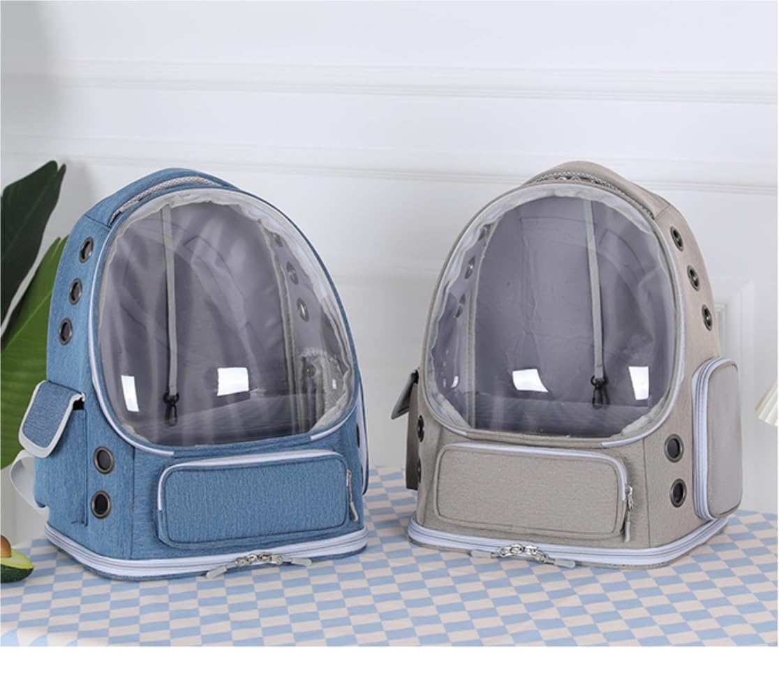 Rucksack Haustier-Rucksack-Tragetasche Für Kleine Hunde, Haustier-Tragetasche, Katzen-Luftpolster-Tragetasche, Welpen-Tragetasche, Katzen-Raumkapsel Haustier(D)